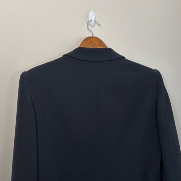 Tombolini Blazer Double Breasted Single Button Italian Black Size 48 IT - Picture 6 of 14